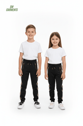 ROADWEAR KIDS BLACK/MUSTARD PANEL TROUSER - Smgarment's